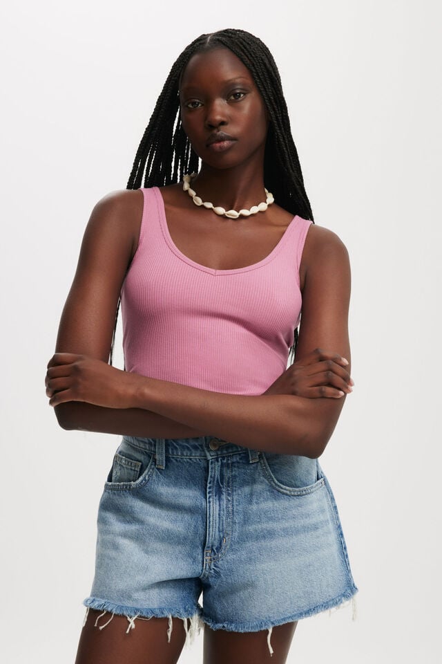 cotton on Bondi Tank mulberry