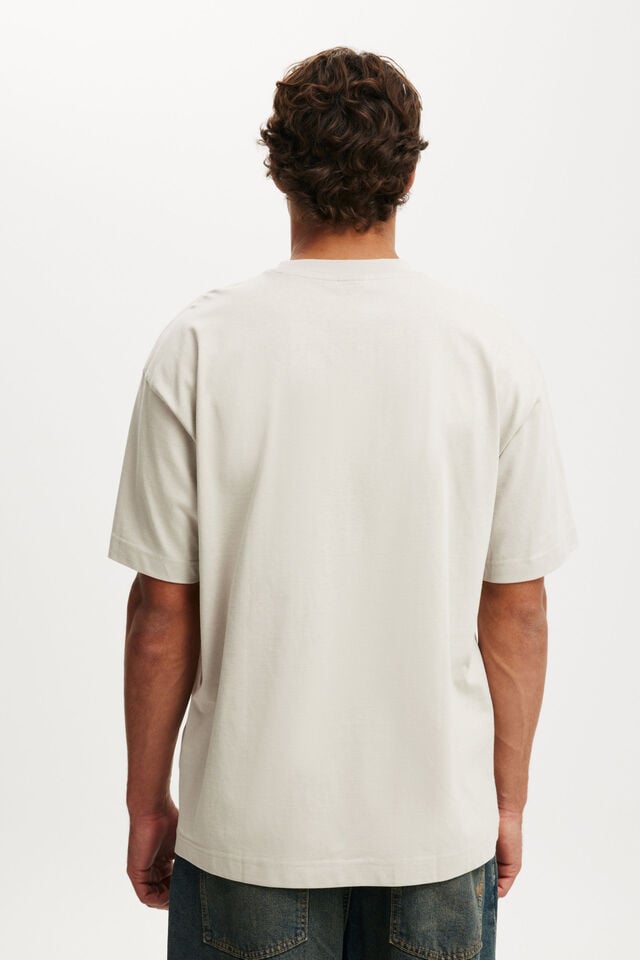 Cotton On Box Fit Graphic T-Shirt Smoke/good Luck