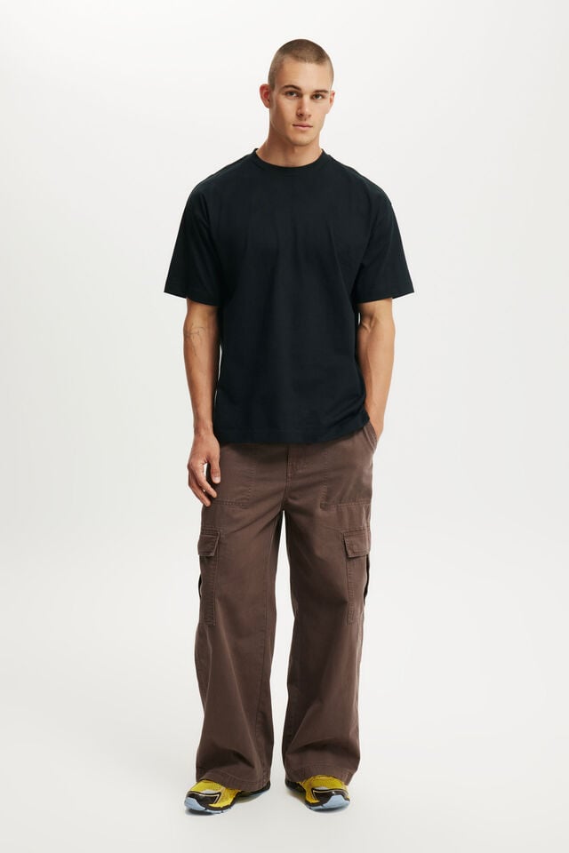 Cotton On Box Fit T-Shirt Black