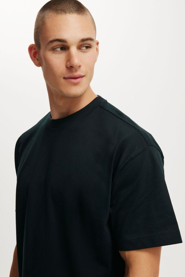 Cotton On Box Fit T-Shirt Black