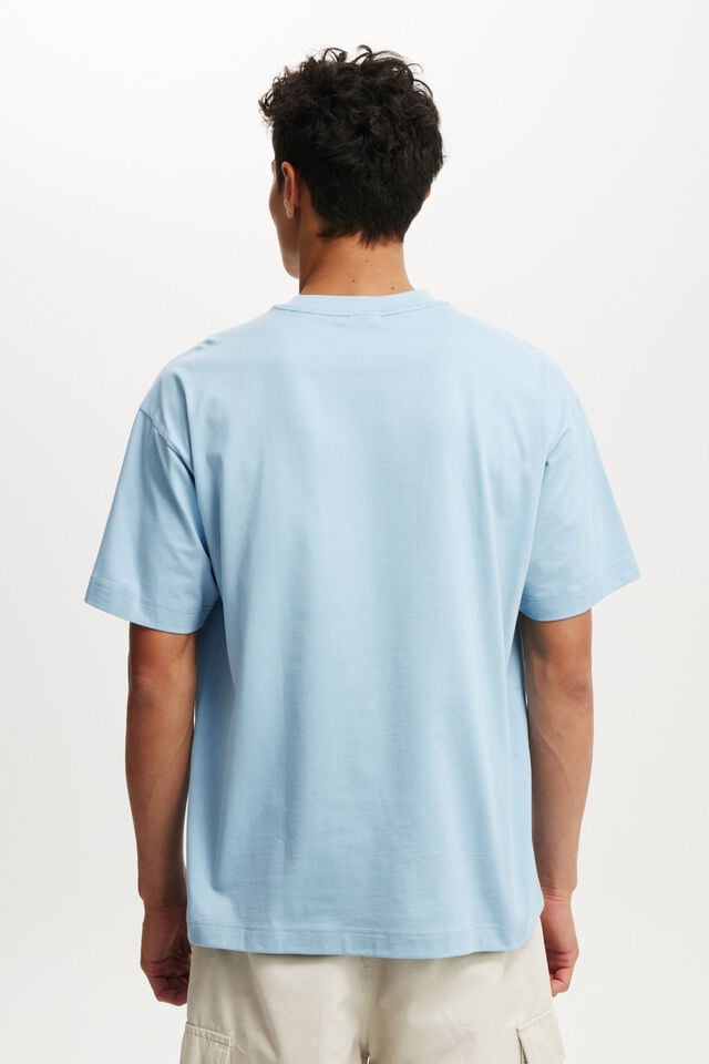 Cotton On Box Fit T-Shirt Pearl Blue