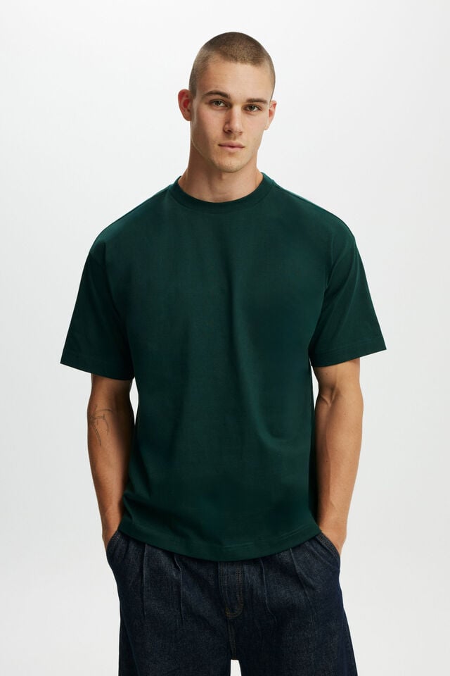 cotton on Box Fit T-Shirt pine needle green