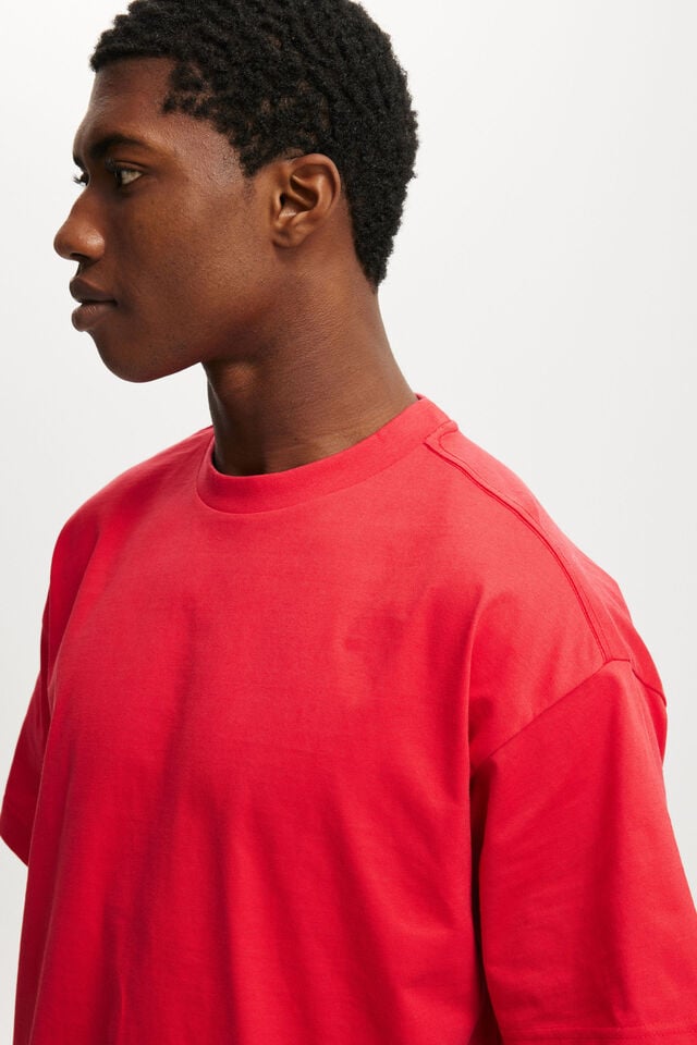 Cotton On Box Fit T-Shirt Race Red