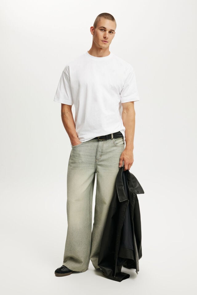 Cotton On Box Fit T-Shirt White