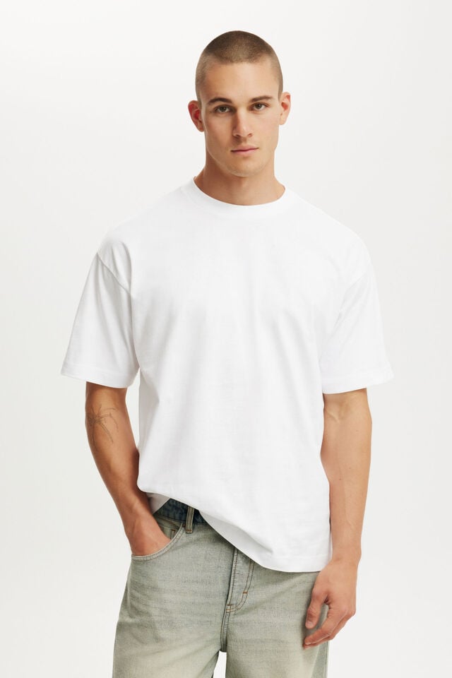 cotton on Box Fit T-Shirt white