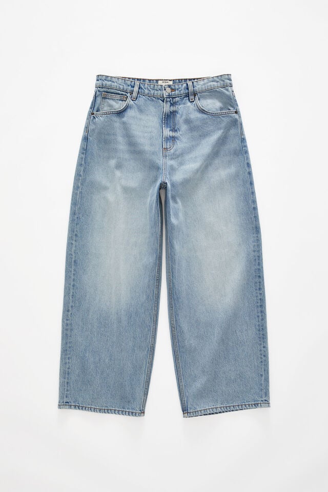 Cotton On Boyfriend Super Baggy Jean Olsen Blue