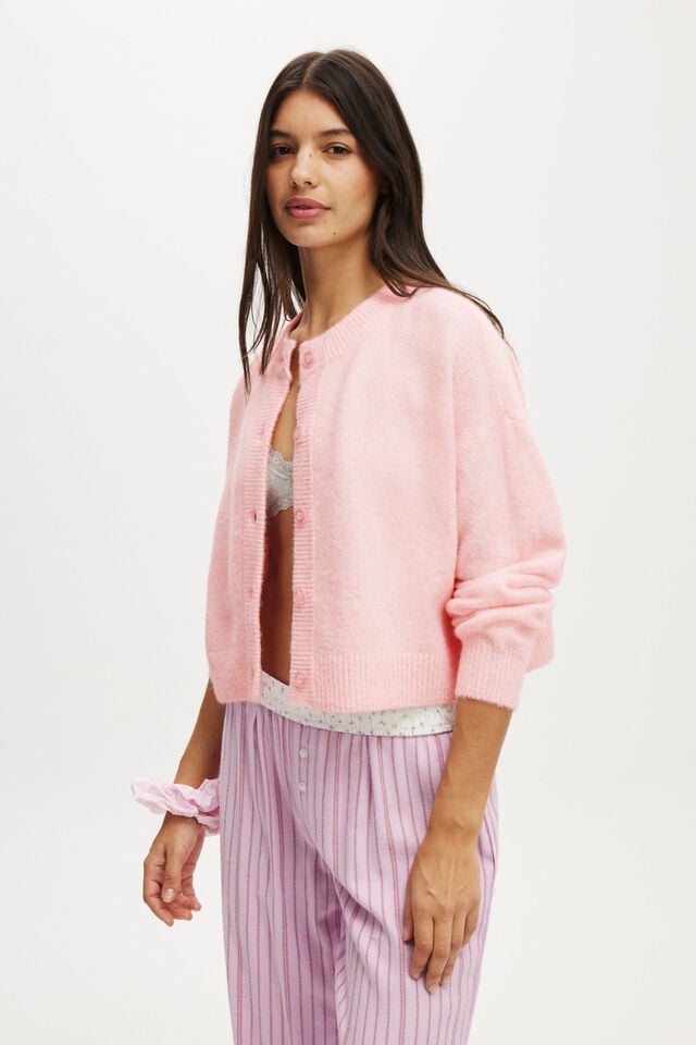 cotton on Button Up Cardigan blushing bride