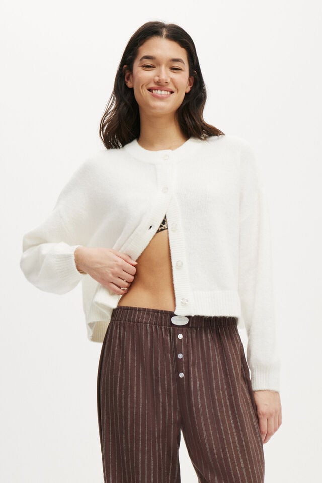 cotton on Button Up Cardigan coconut milk