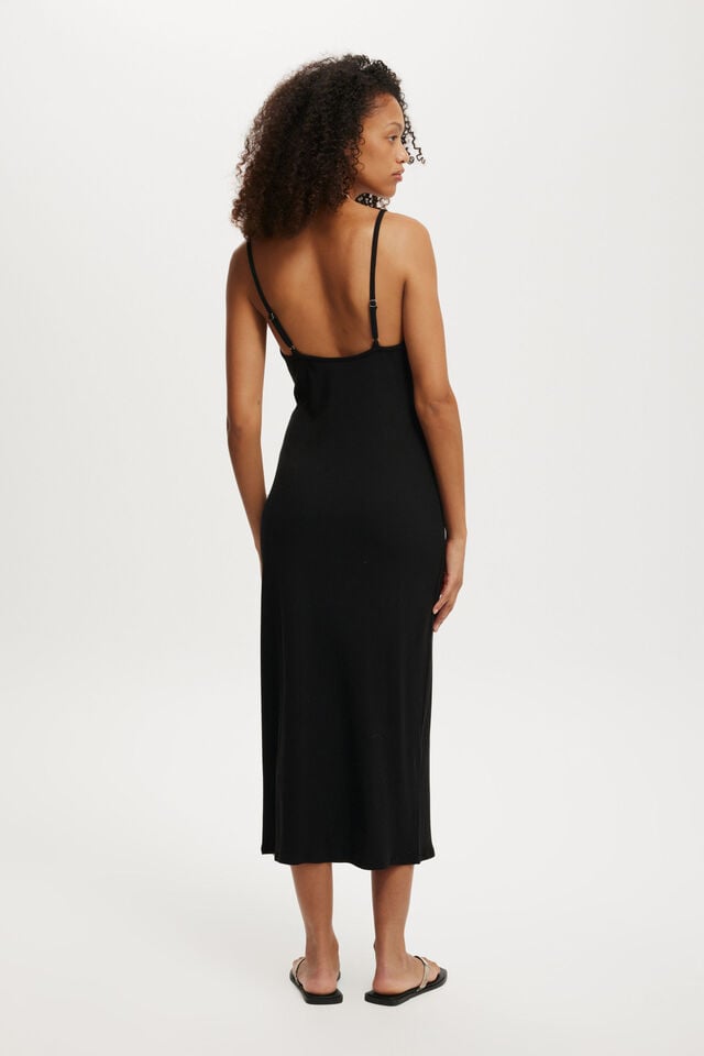Cotton On Byron Low Back Maxi Dress Black