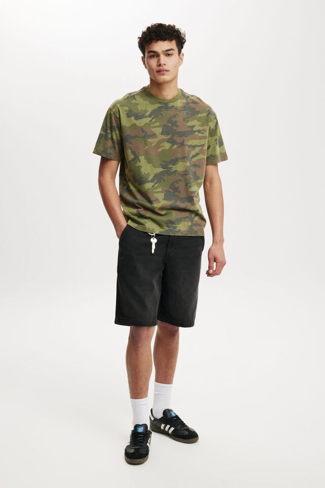 Cotton On Camo Loose Fit T-Shirt Camo
