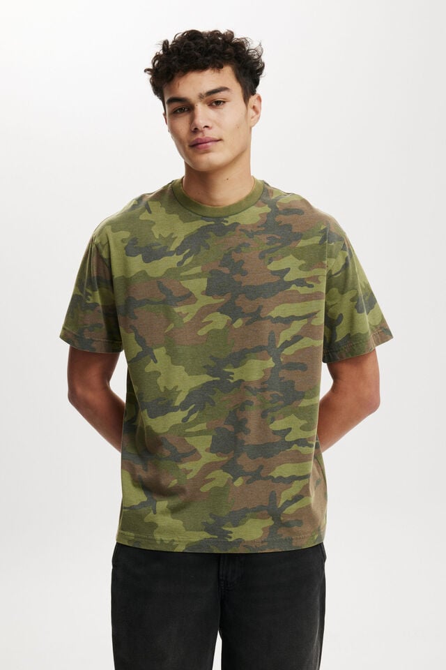 cotton on Camo Loose Fit T-Shirt camo