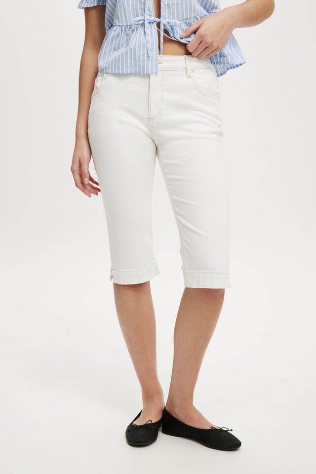 Cotton On Capri Jean Vintage White