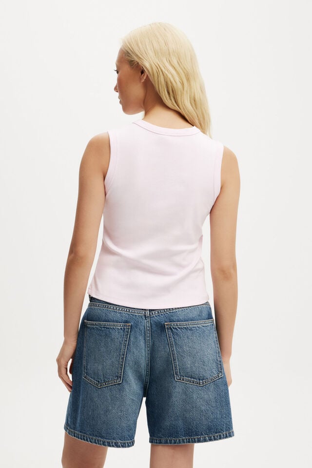 Cotton On Charlie Button Front Tank Babydoll