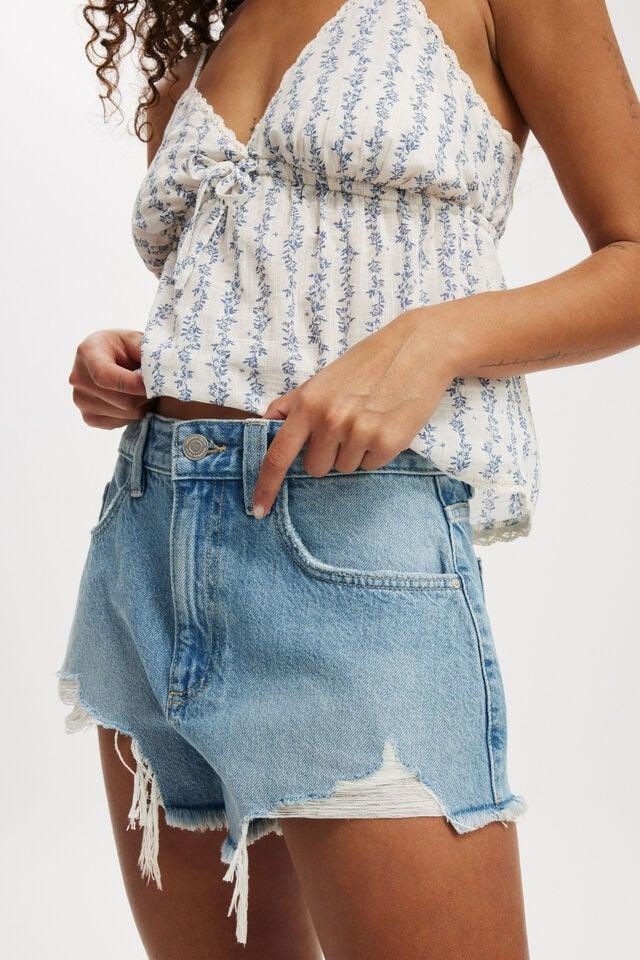 Cotton On Cheeky Denim Short Bells Blue