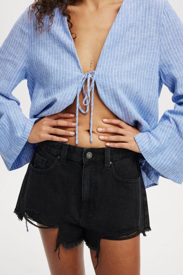 Cotton On Cheeky Denim Short Graphite Black