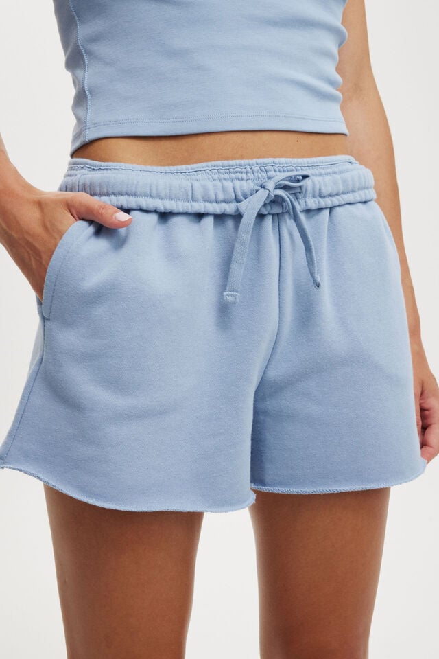 Cotton On Classic Fleece Mini Short Dusk Blue