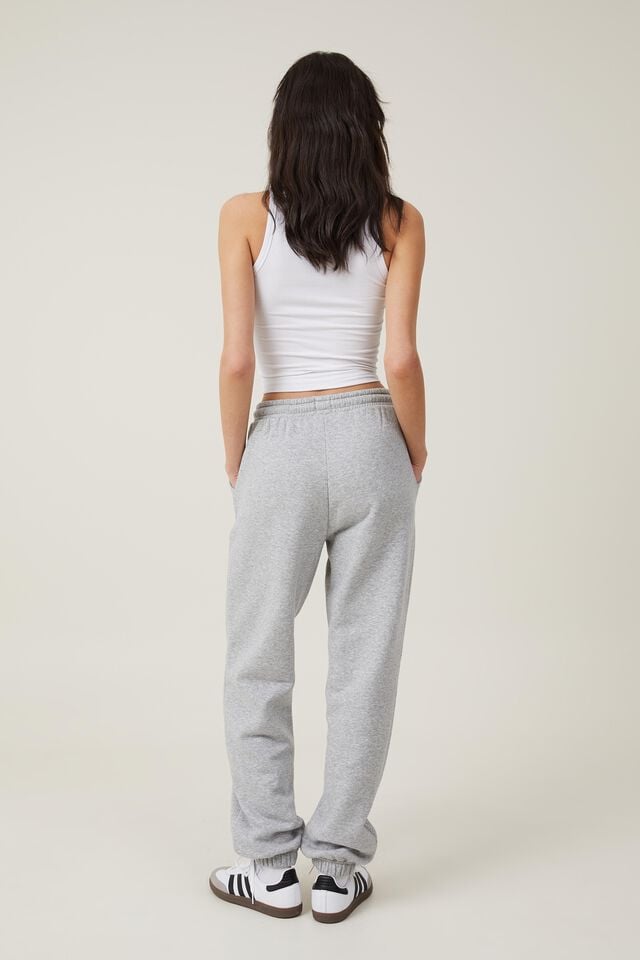Cotton On Classic Fleece Sweatpant Grey Marle