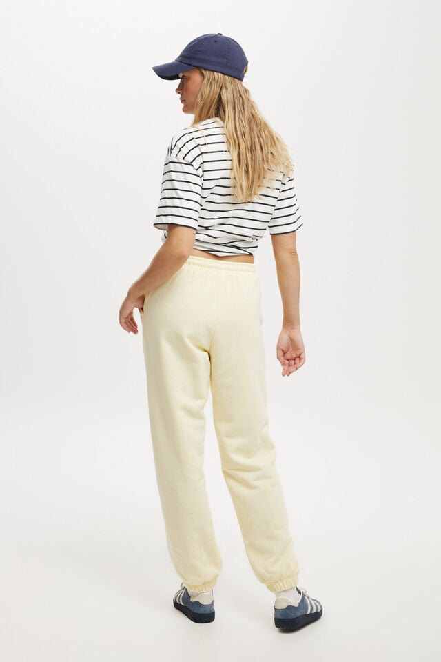 Cotton On Classic Fleece Sweatpant Lemon Icing