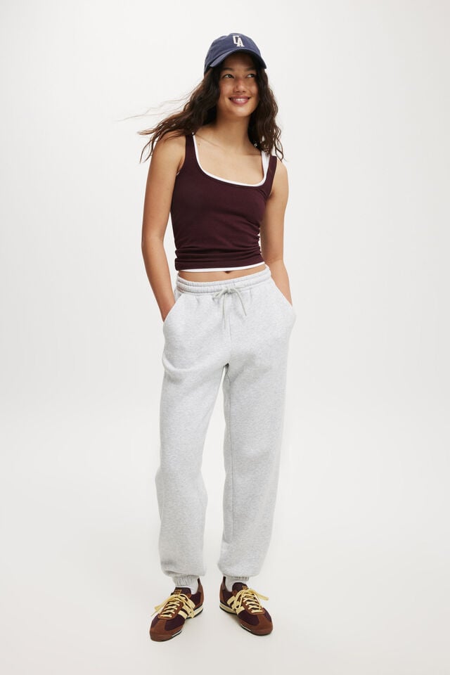 cotton on Classic Fleece Sweatpant soft grey marle
