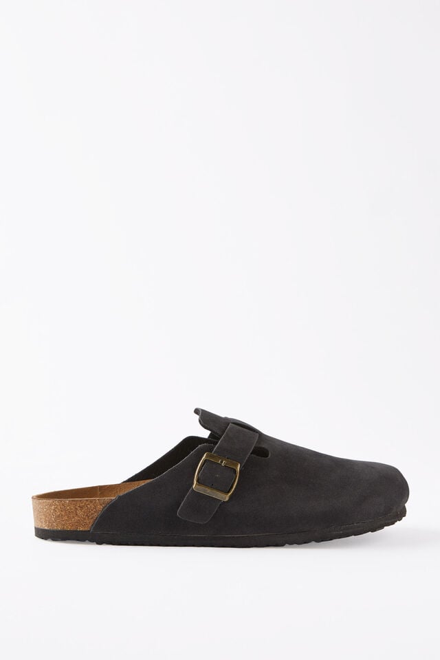 cotton on Closed Toe Buckle Slide black