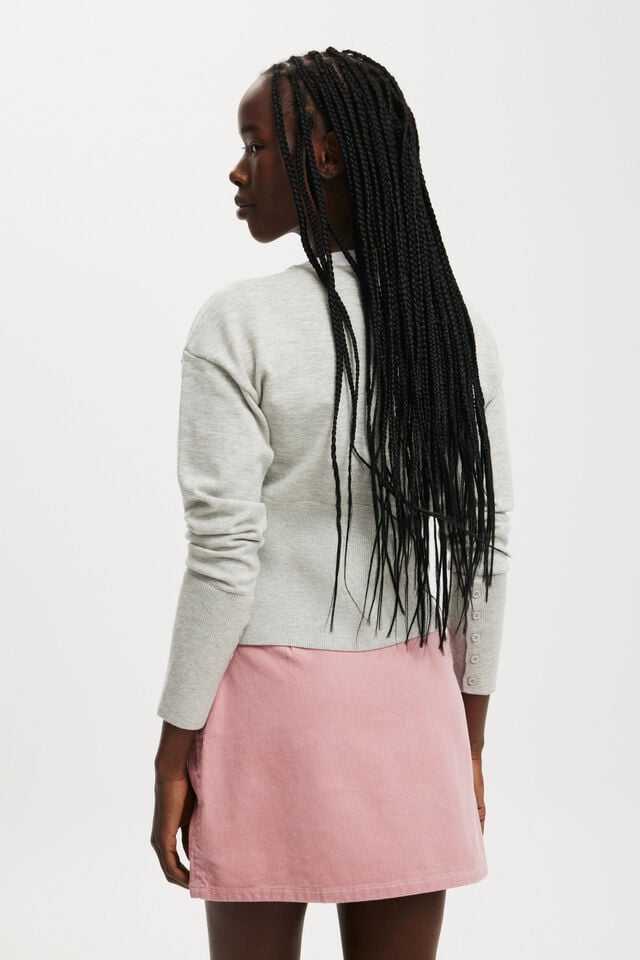 Cotton On Cord Mini Skirt Vintage Rose