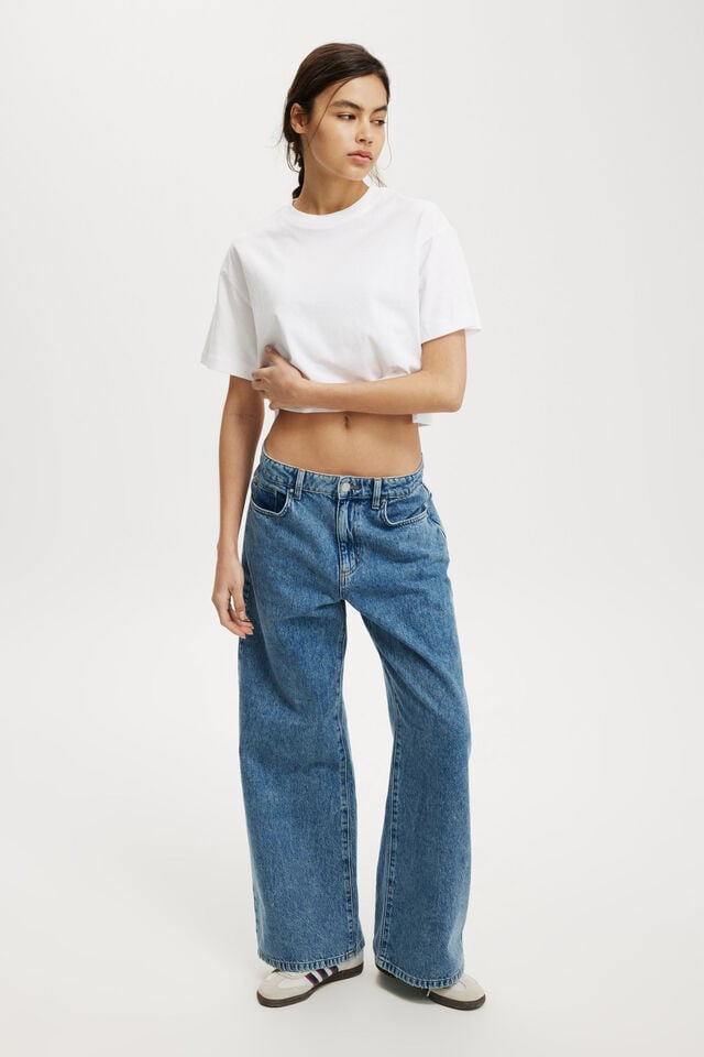 Cotton On Cropped Boxy Tee White
