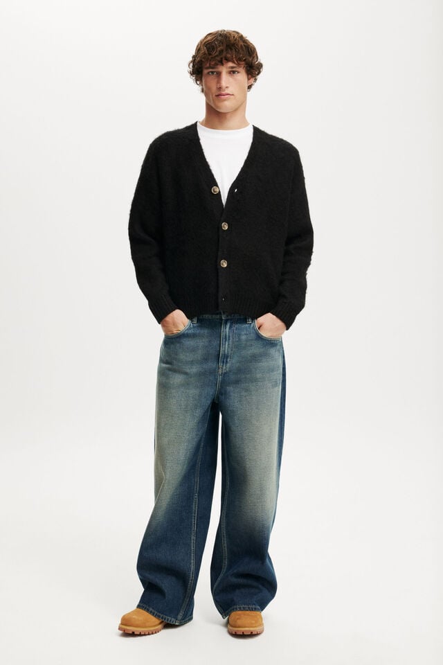 Cotton On Cropped Cardigan Black