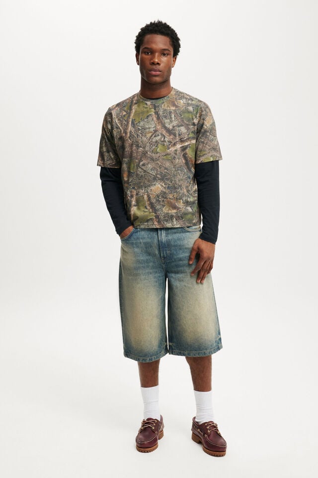 Cotton On Cropped Fit Long Sleeve Black