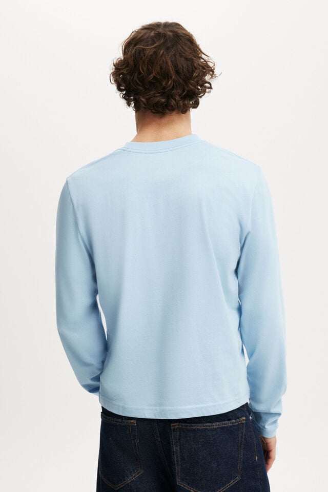 Cotton On Cropped Fit Long Sleeve Pearl Blue