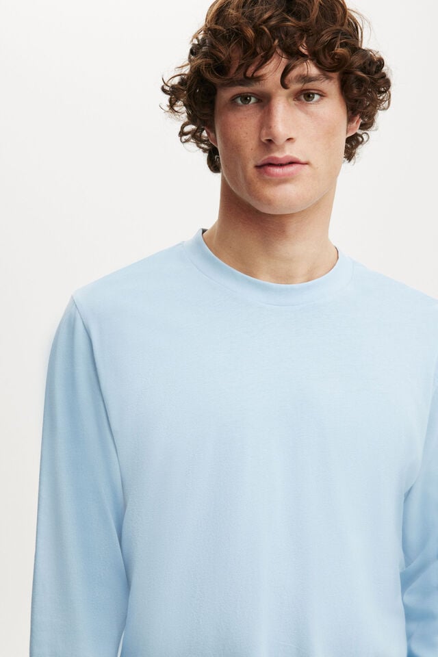 Cotton On Cropped Fit Long Sleeve Pearl Blue