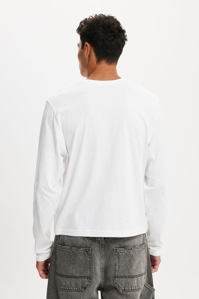 Cotton On Cropped Fit Long Sleeve White