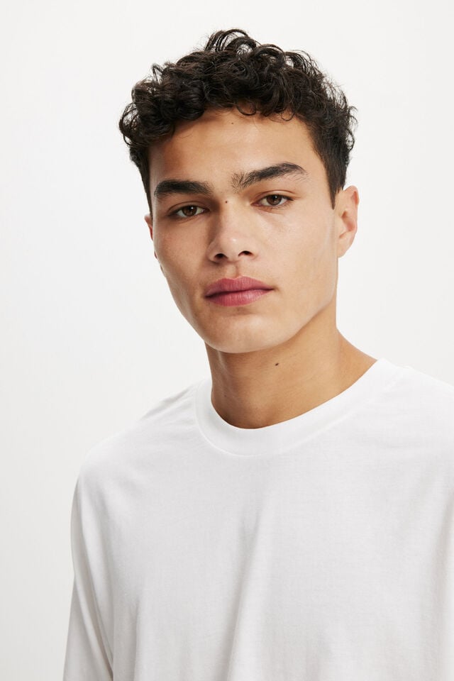 Cotton On Cropped Fit Long Sleeve White