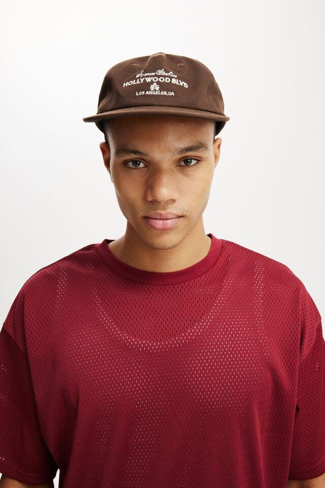 Cotton On Cropped Fit Mesh T-Shirt Crimson