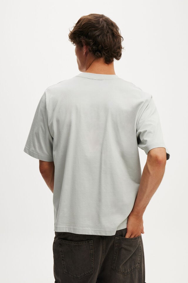 Cotton On Cropped Fit T-Shirt Blue Haze