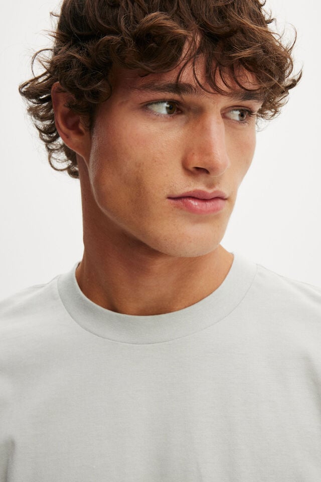 Cotton On Cropped Fit T-Shirt Blue Haze