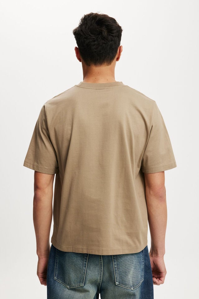 Cotton On Cropped Fit T-Shirt Coffee