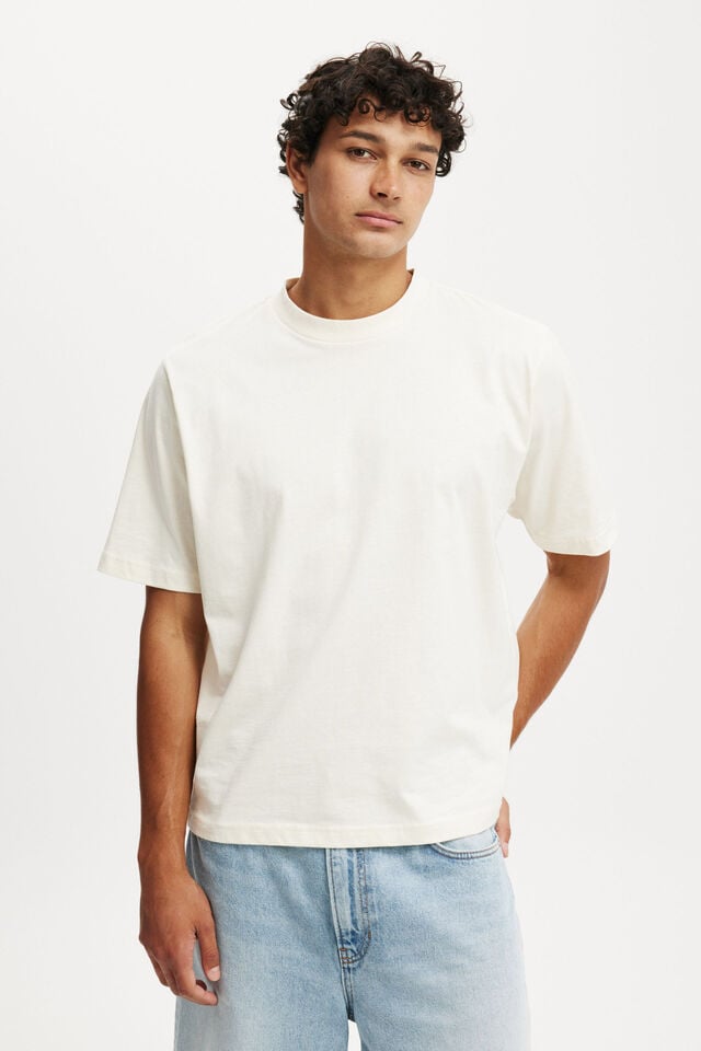 cotton on Cropped Fit T-Shirt cream puff