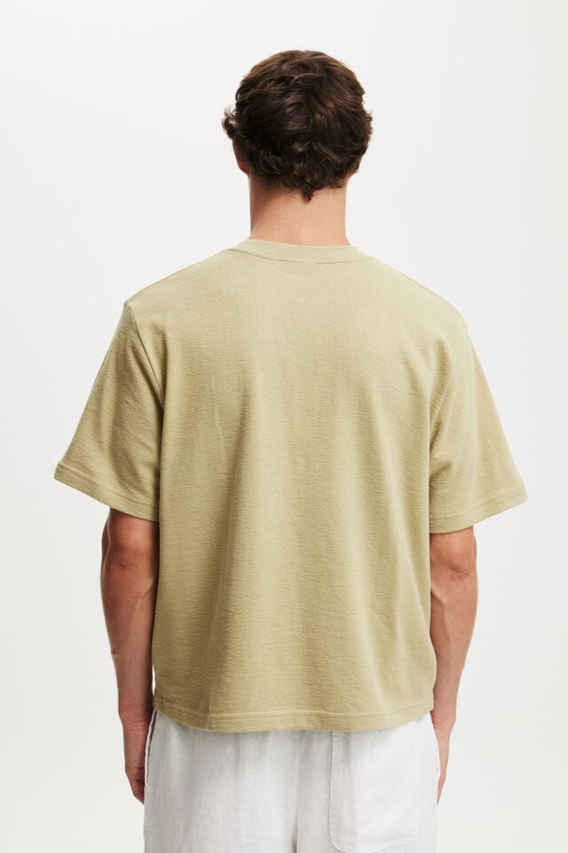 Cotton On Cropped Fit T-Shirt Elm Terry