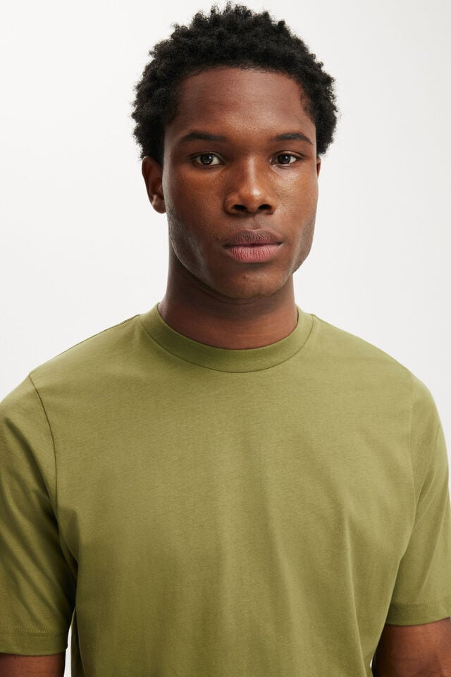 Cotton On Cropped Fit T-Shirt Grass Green