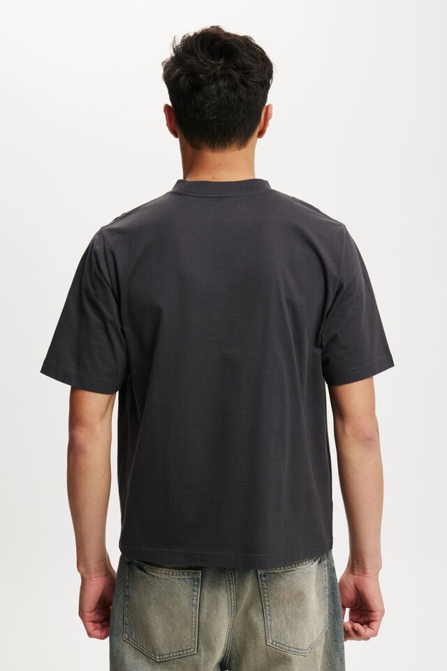 Cotton On Cropped Fit T-Shirt Washed Black