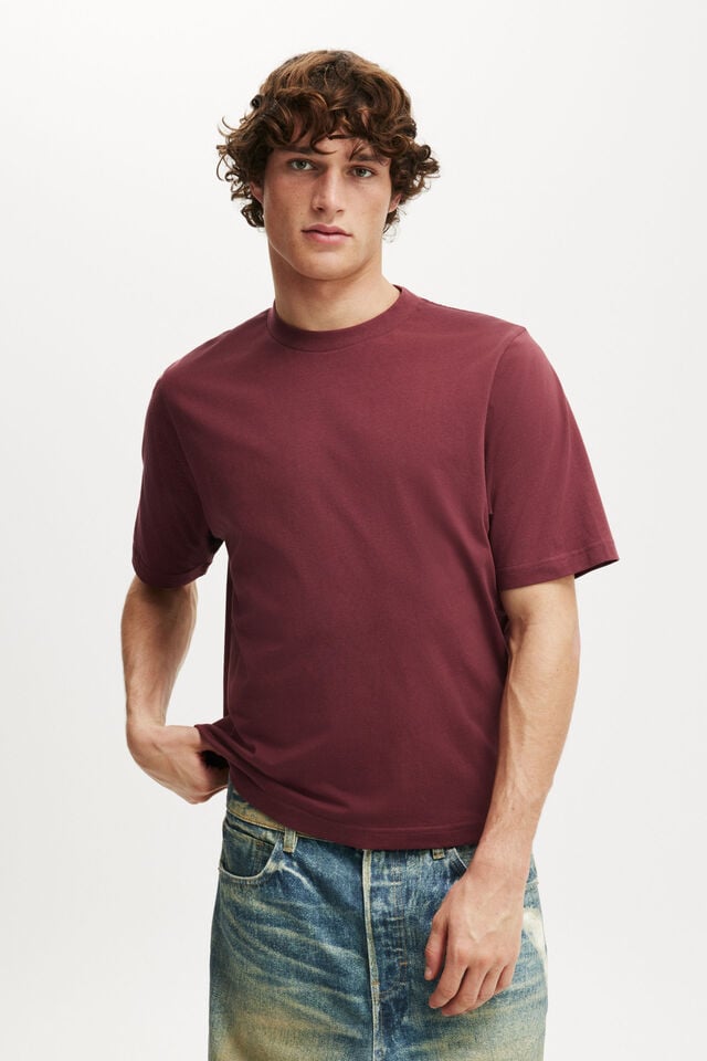 cotton on Cropped Fit T-Shirt zinfandel