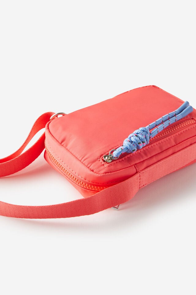 Cotton On Crossbody Leisure Bag Deep Coral Sea