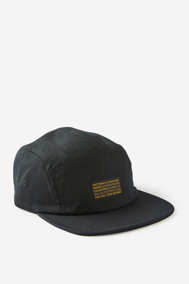 cotton on Curved 5 Panel Hat black/collection