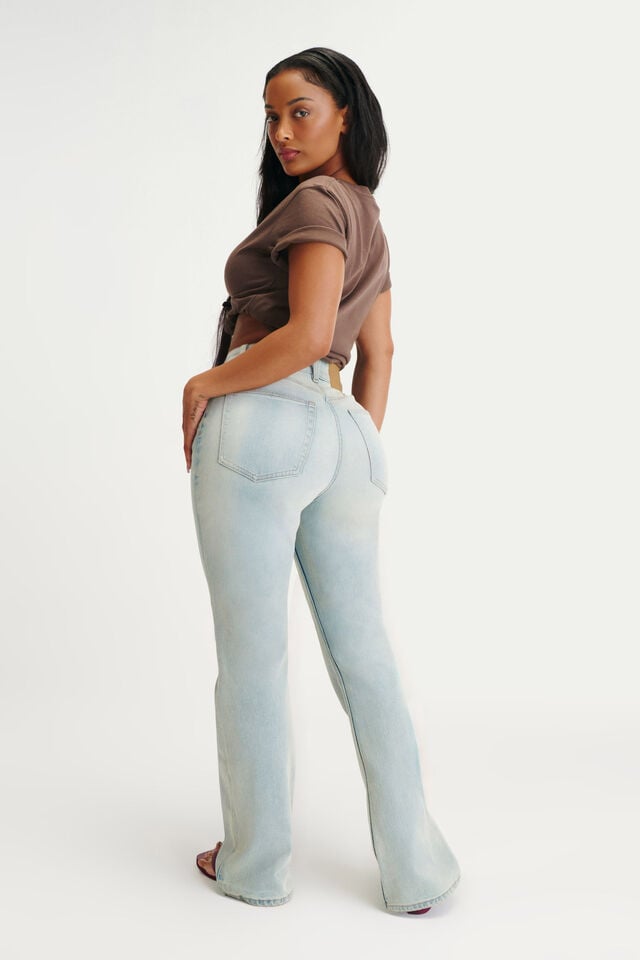 Cotton On Curvy Flare Jean Halen Blue