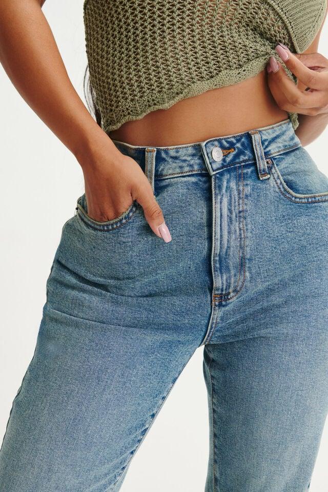 Cotton On Curvy Flare Jean Mia Blue