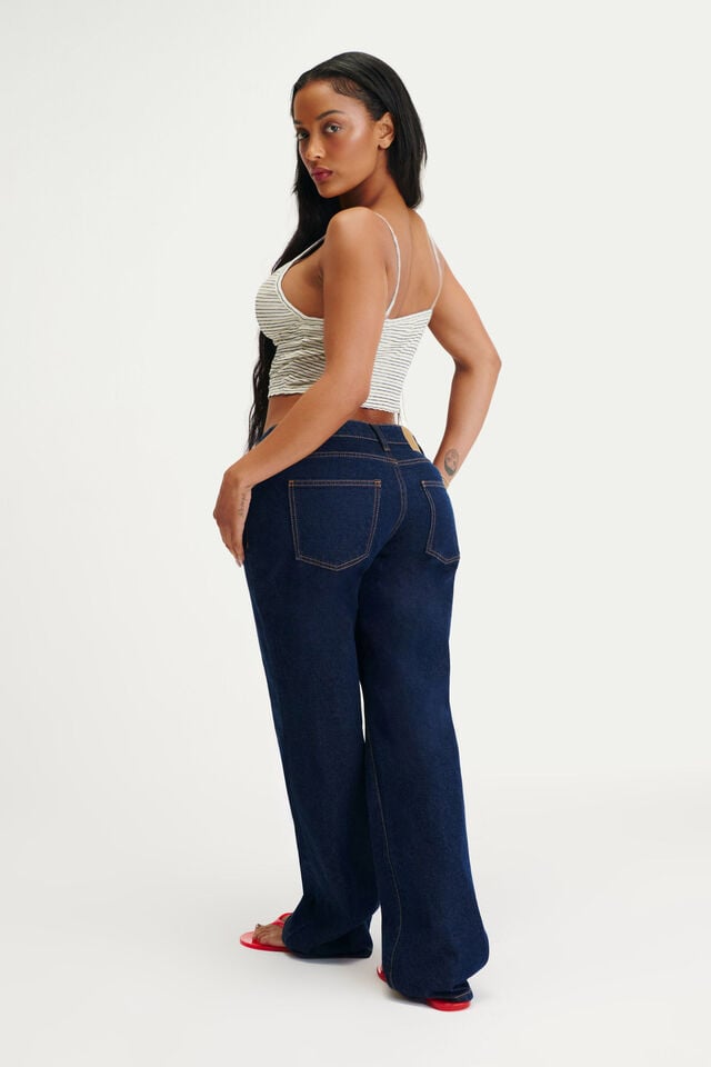 Cotton On Curvy Low Rise Straight Jean Indigo