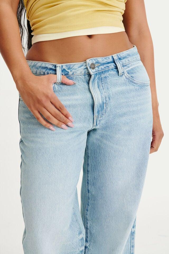 Cotton On Curvy Low Rise Straight Jean Malibu Blue