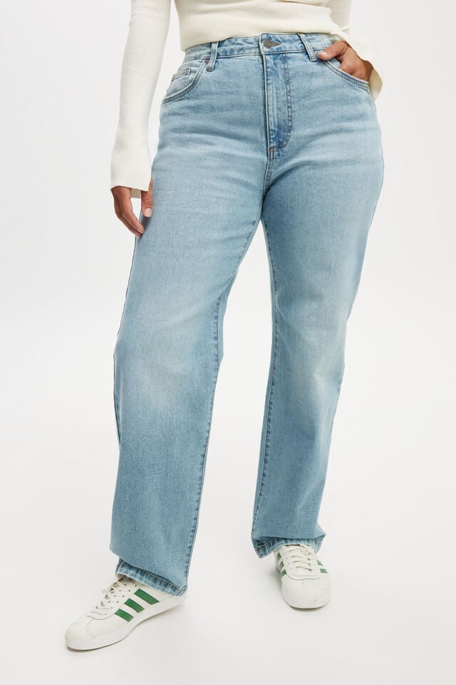 Cotton On Curvy Stretch Straight Jean Cloud Blue