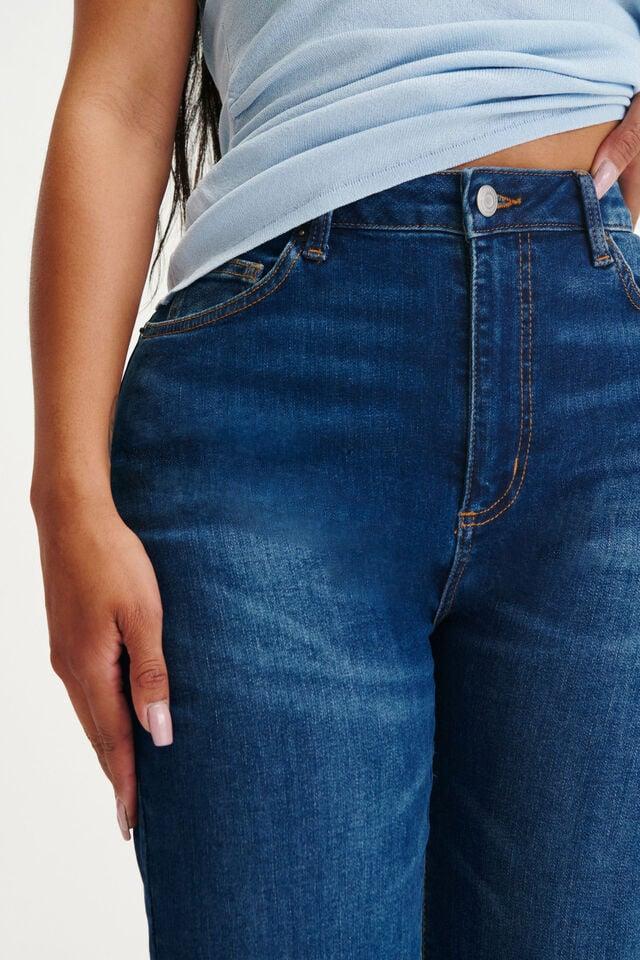 Cotton On Curvy Stretch Straight Jean Mandy Blue