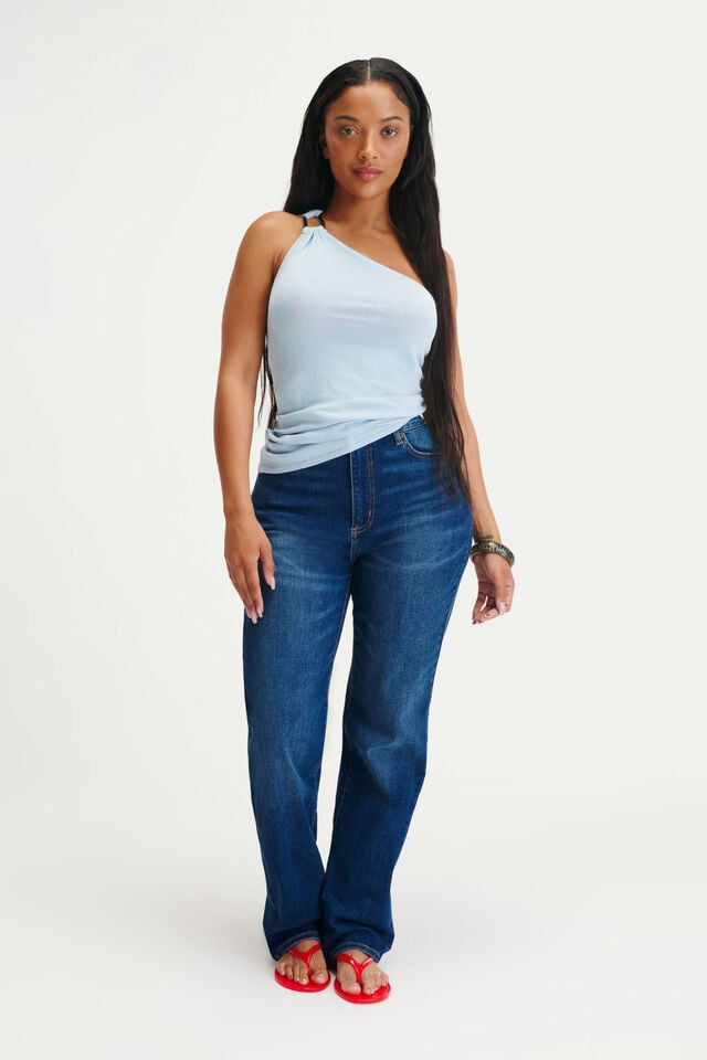 cotton on Curvy Stretch Straight Jean mandy blue